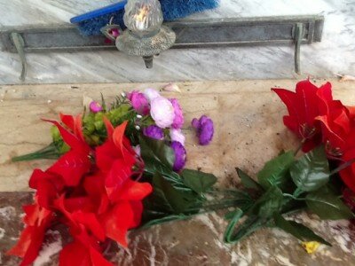Cimitero Ragusa centro portavaso tranciato