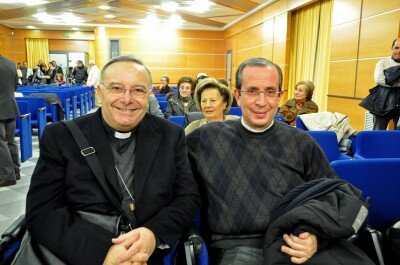 Il neocardinale Franco Montenegro e don Giorgio Occhipinti (1)