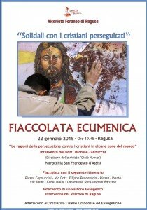 locandina Fiaccolata ecumenica