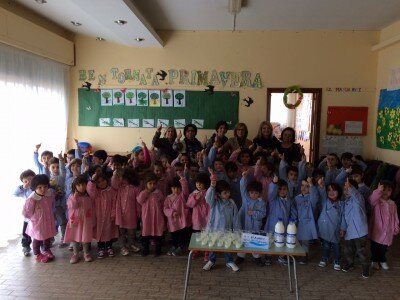 Progetto latte bambini fanno festa