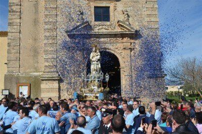 Salita 2015 l'uscita dal Santuario