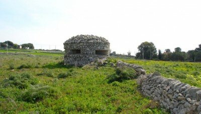 Una postazione difensiva della seconda guerra mondiale nel Ragusano