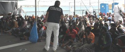 ricerche scafisti a bordo della nave