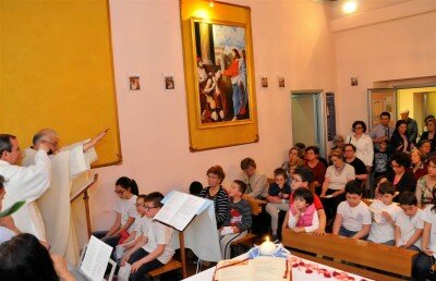 Madonna Pellegrina 2014 la benedizione dei bambini